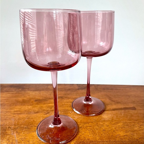 Other - Set of 2 Limited Edition Our Place Tinted Wine Glasses 12 oz